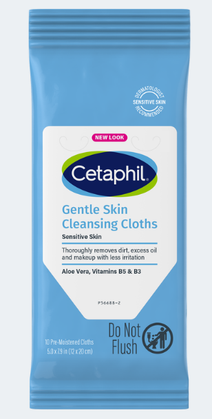 Cetaphil Gentle Skin Cleansing Cloths 10 Cloths