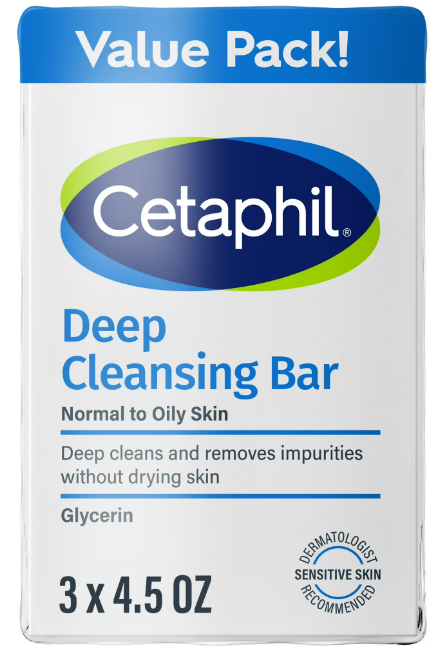 Cetaphil Deep Cleansing Bar 3 Soaps
