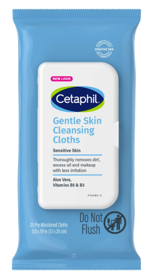 Cetaphil Gentle Skin Cleansing Cloths 25 Miscellaneous