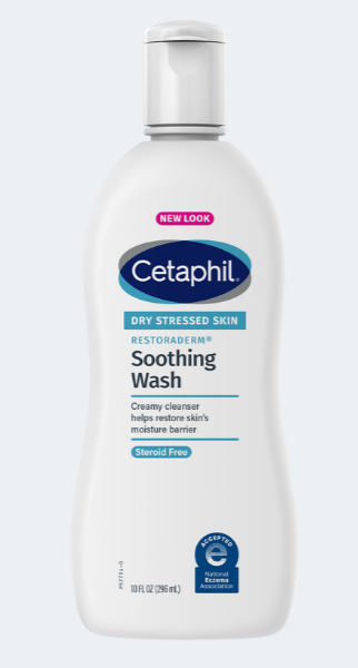 Cetaphil Restoraderm Soothing Wash (Stressed Skin) 296ml Bottle